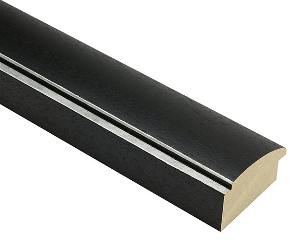 63mm 'Linton' Black FSC™ Certified 100% Frame Moulding