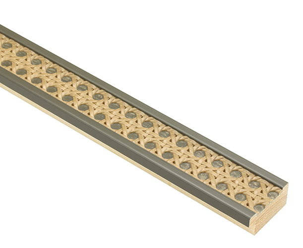 38mm 'Rattan' Taupe Frame Moulding