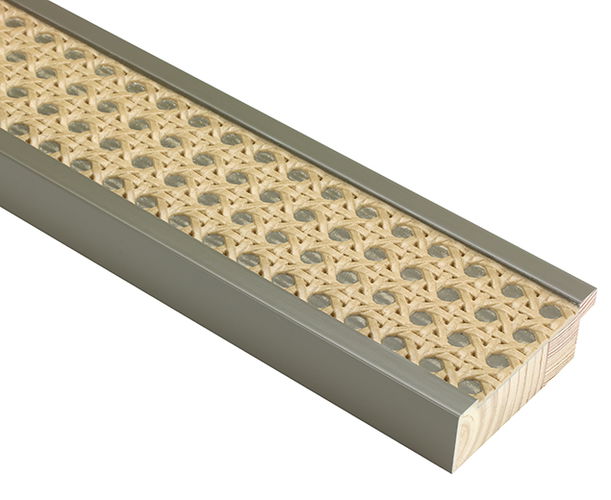 69mm 'Rattan' Taupe Frame Moulding