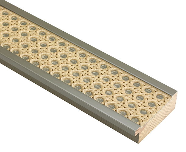 69mm 'Rattan' Taupe Frame Moulding