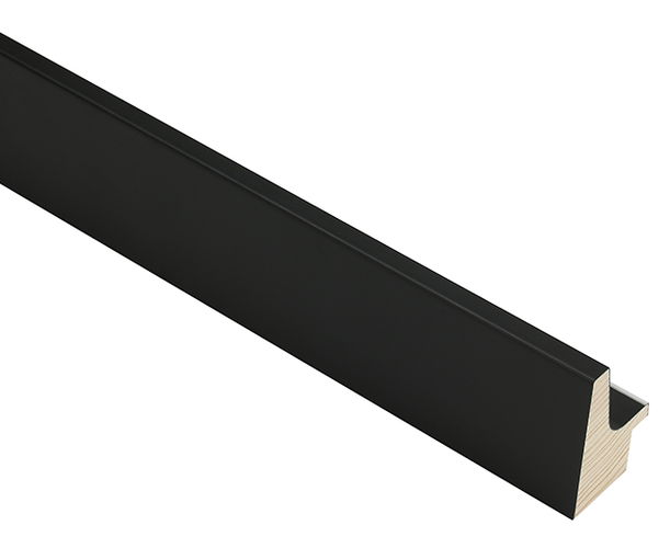 30mm 'Academy' Black Frame Moulding