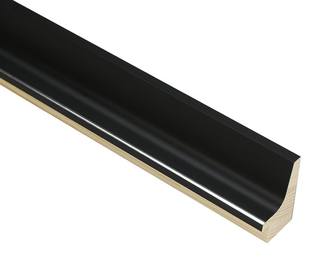 30mm 'Academy' Black Frame Moulding