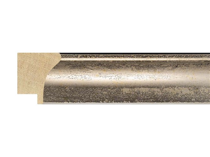 41mm 'Myla' Beaten Silver FSC™ Certified Mix 70% Frame Moulding