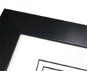 77mm 'Jet' Brushed Gloss Black FSC™ Certified 100% Frame Moulding