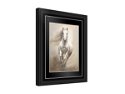 65mm 'Vermeer' Matt Black Silver Sight Edge FSC™ Certified 100% Frame Moulding
