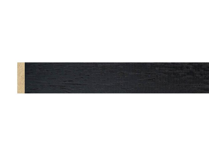 25mm 'Domino Spacer' Black Open Grain FSC™ Certified 100% Frame Moulding