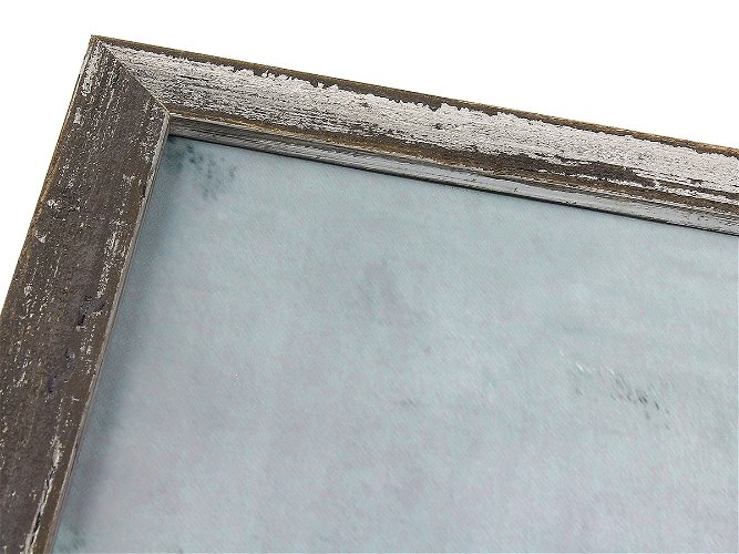 28mm 'Skye' Distressed White & Grey Frame Moulding