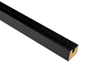 10mm Face 'Panel Tray' Black Open Grain for Panels up to 7mm Thick