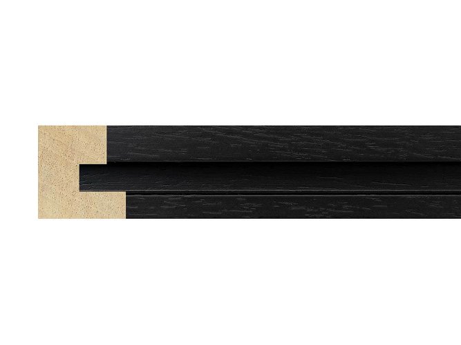 10mm Face 'Panel Tray' Black Open Grain for Panels up to 7mm Thick