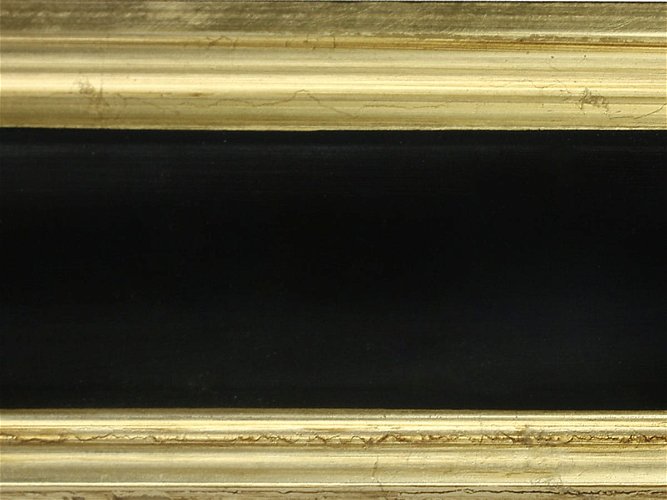 65mm 'Adlon' Black & Gold Frame Moulding