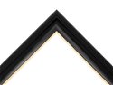 38mm 'Vermeer' Matt Black Gold Sight Edge FSC™ Certified 100% Frame Moulding
