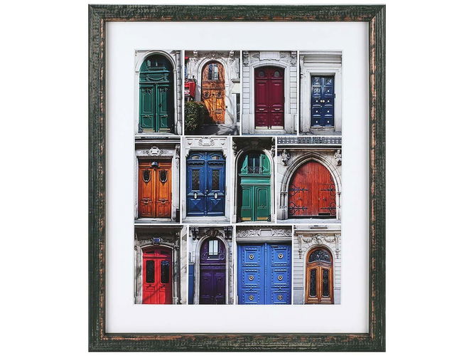 19mm 'Brocante' Dark Green with Bronze Frame Moulding