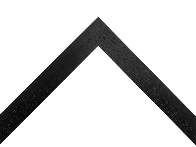 30x20mm 'Domino' Black Open Grain FSC™ Certified 100% Frame Moulding
