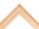 50mm 'St Ives Bare Wood' Ayous FSC™ Certified 100% Frame Moulding