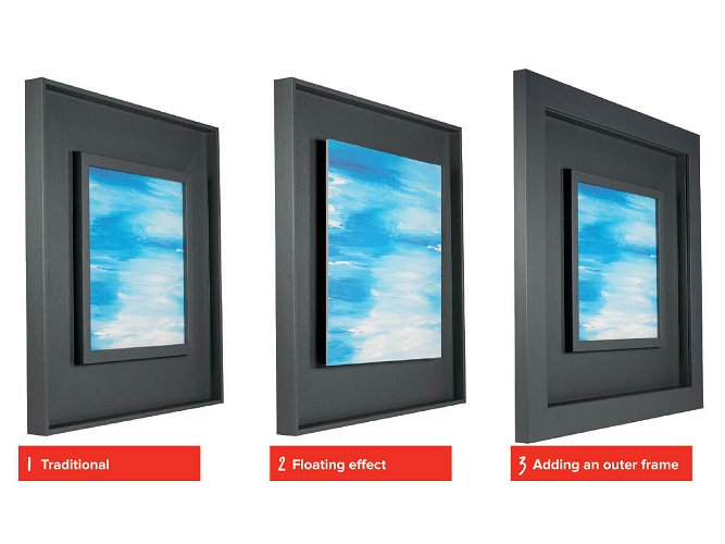 50mm 'St Ives' Black FSC™ Certified 100% Frame Moulding