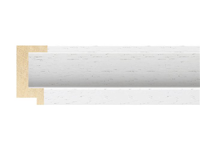 50mm 'St Ives' White FSC™ Certified 100% Frame Moulding