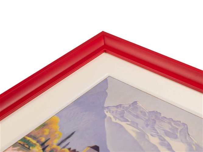 20mm 'Isola' Pillarbox Red Frame Moulding