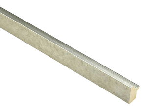 20mm 'Monaco' Silver Leaf Frame Moulding