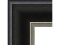 78mm 'Fino' Antique Black/Silver Frame Moulding