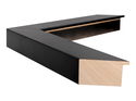 40x32mm 'Mono' Matt Black FSC™ Certified 100% Frame Moulding