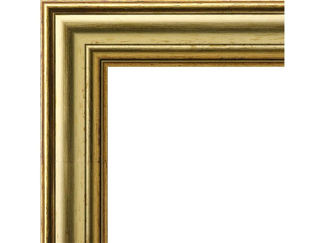 34mm 'Auric' Antique Gold Leaf Frame Moulding