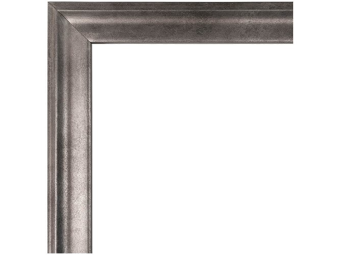 30mm 'Ferrous' Textured Silver Frame Moulding