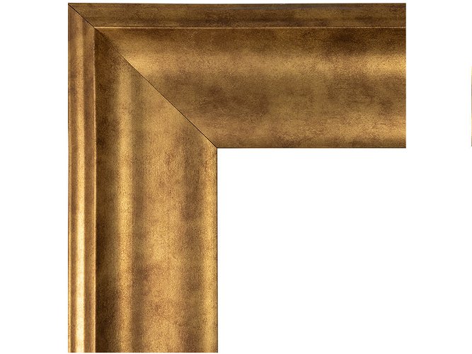 78mm 'Ferrous' Textured Gold Frame Moulding