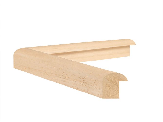 20mm 'Hockey' Bare Wood Ayous FSC™ Certified 100% Frame Moulding