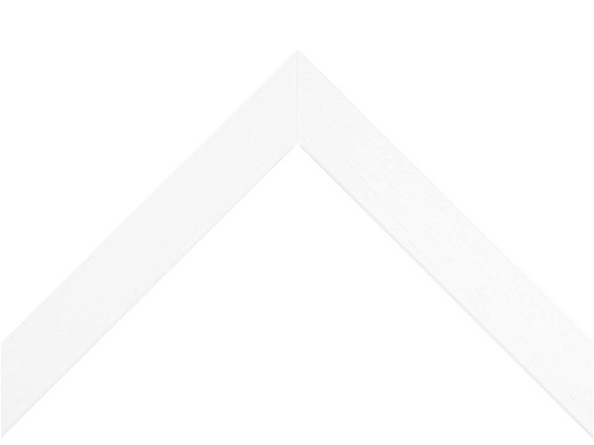 30x35mm 'Domino' White Open Grain FSC™ Certified 100% Frame Moulding