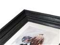 74mm 'Alpine' Distressed Black Frame Moulding