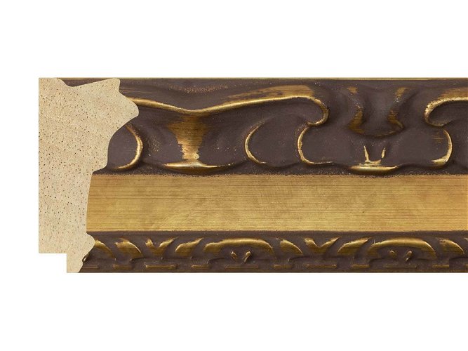 70mm 'Toledo' Aged Gold FSC™ Certified Mix 70% Frame Moulding