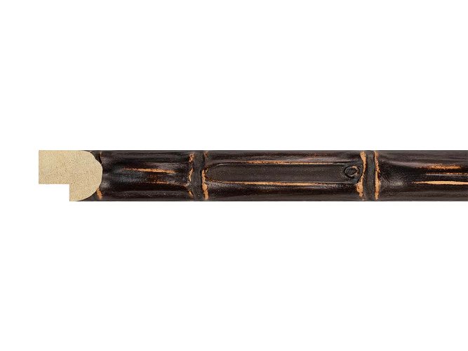 18mm 'Bamboo' Dark Brown Frame Moulding