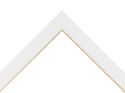 30mm 'Hopwick' Antique White/Gold Frame Moulding