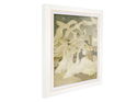 30mm 'Hopwick' Antique White/Gold Frame Moulding