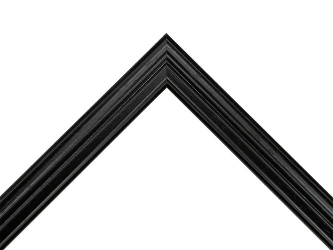 20mm 'Strata' Black Frame Moulding