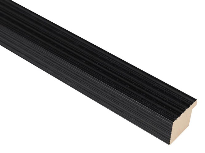 40mm 'Strata' Black Frame Moulding