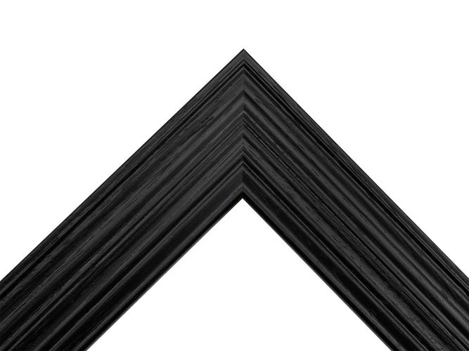 40mm 'Strata' Black Frame Moulding