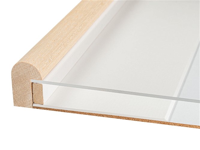 13mm 'Paper Wrapped Spacer' Soft White FSC™ Certified 100% Frame Moulding