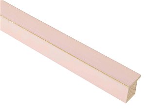 30mm 'Palette' Candy Floss Pink with Gold Frame Moulding