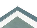 30mm 'Palette' Grey Blue with Silver Frame Moulding