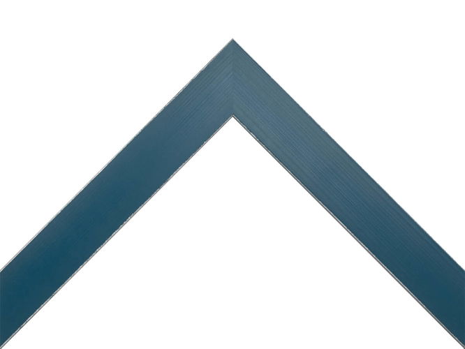 30mm 'Palette' Air Force Blue with Silver Frame Moulding