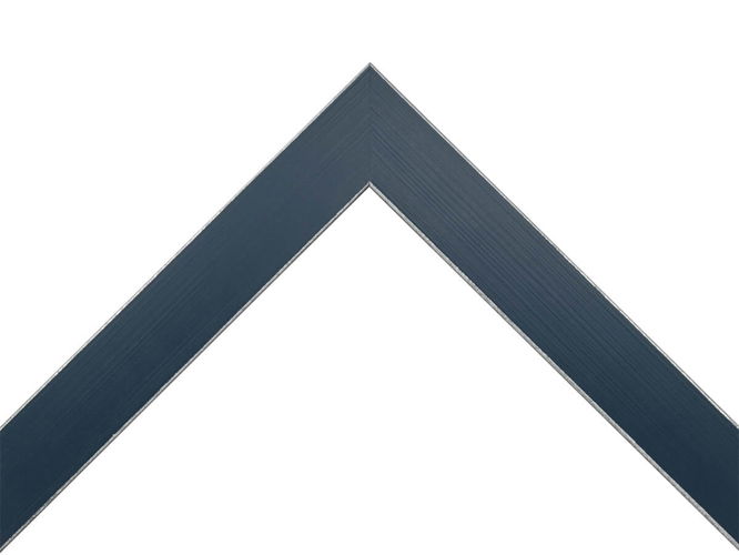 30mm 'Palette' Midnight Blue with Silver Frame Moulding