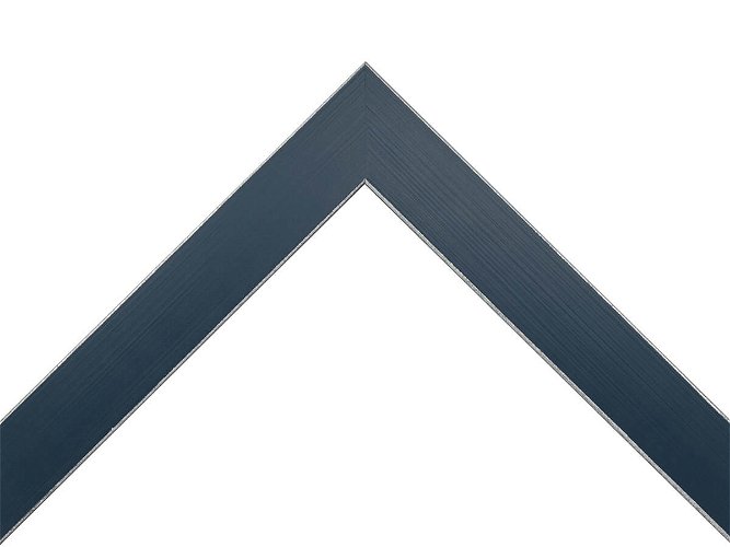 30mm 'Palette' Midnight Blue with Silver Frame Moulding