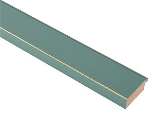 48mm 'Palette' Litchen Green with Gold Frame Moulding