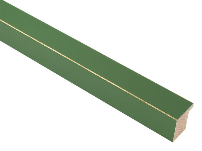 30mm 'Palette' Grass Green with Gold Frame Moulding
