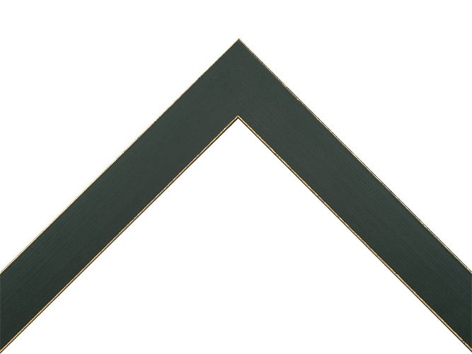 30mm 'Palette' Moss Green with Gold Frame Moulding