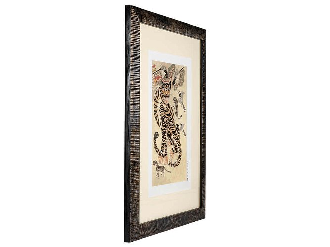 23mm 'Cairo' Black with Gold FSC™ Certified Mix 70% Frame Moulding