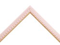 25mm 'Palette' Candy Floss Pink with Gold Frame Moulding