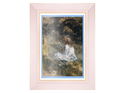 25mm 'Palette' Candy Floss Pink with Gold Frame Moulding