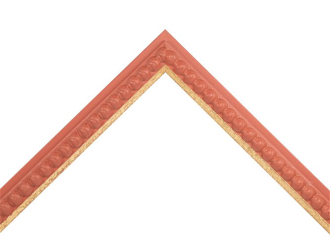 25mm 'Palette' Terracotta with Gold Frame Moulding